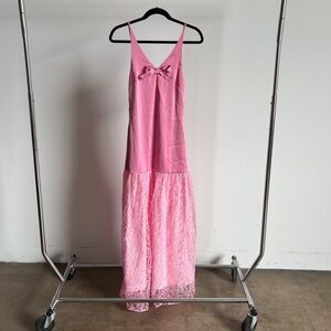 For Love And Lemons Pink Maxi Dress